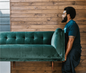 expert couch removal from a home